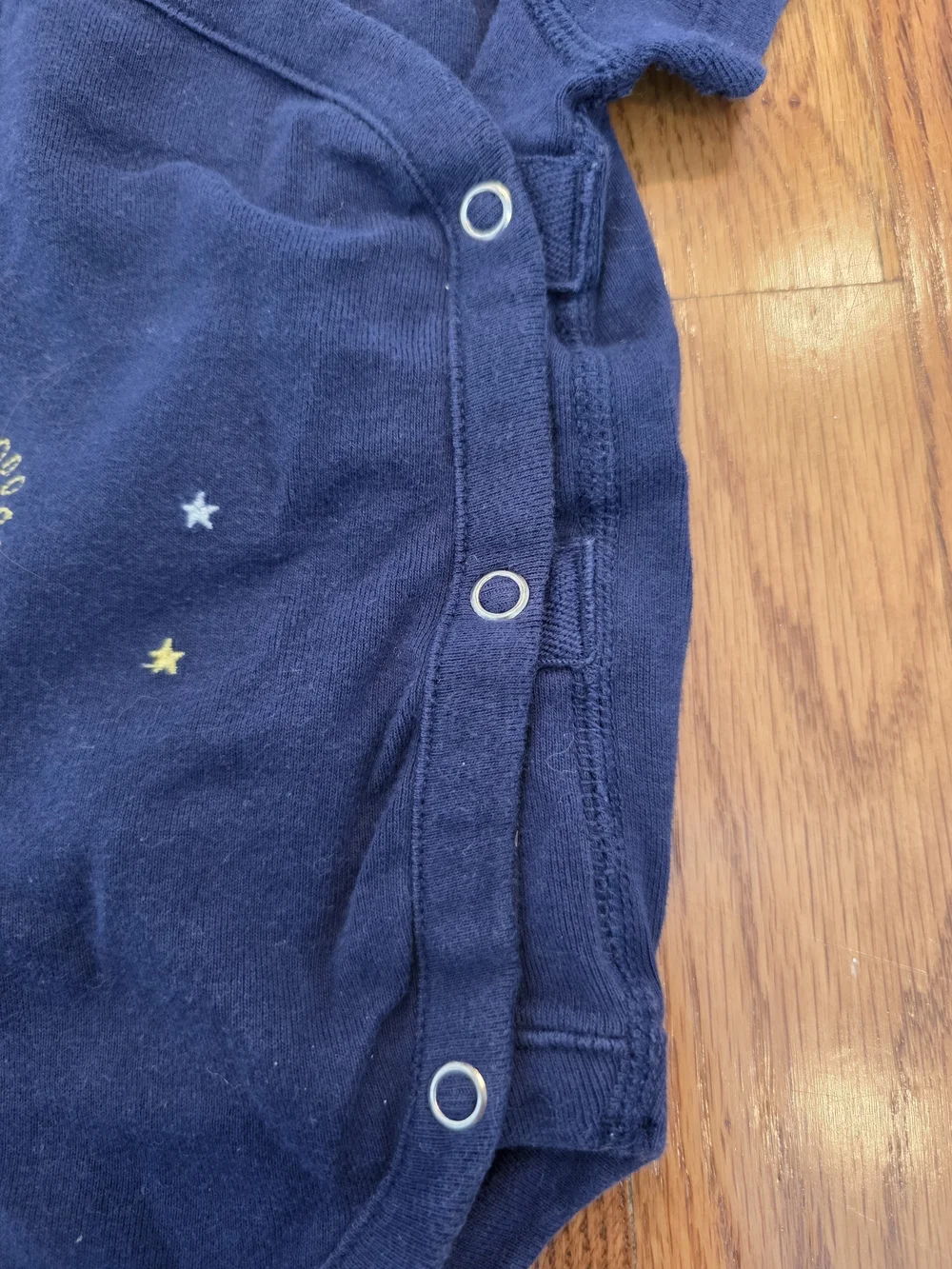 Hanna Andersson Navy Infant Wrap Bodysuit
